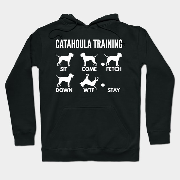 Catahoula Leopard Dog Training Catahoula Cur Tricks Hoodie by DoggyStyles